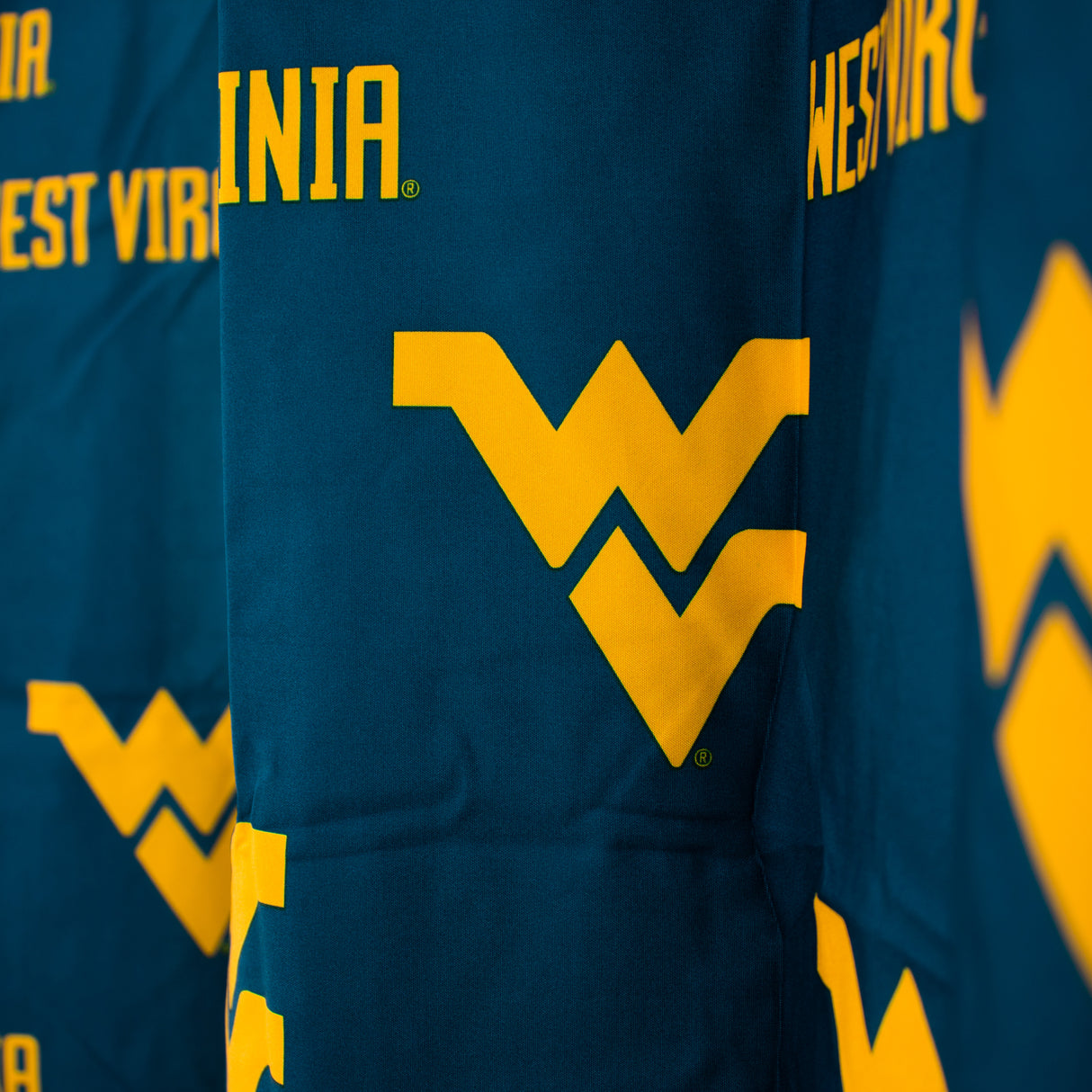 West Virginia Mountaineers Shower Curtain Cover