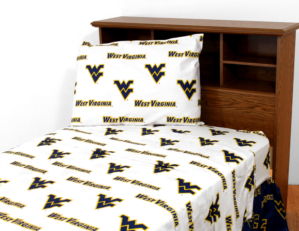 West Virginia Mountaineers Sheet Set