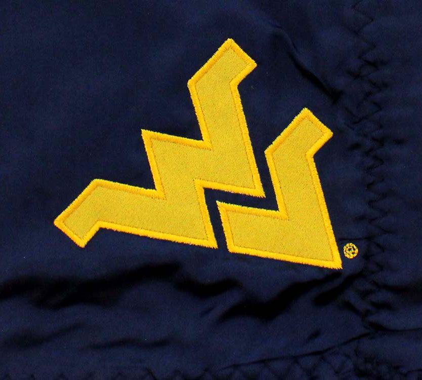 West Virginia Mountaineers Silky and Super Soft Plush Baby Blanket, 28" x 28"