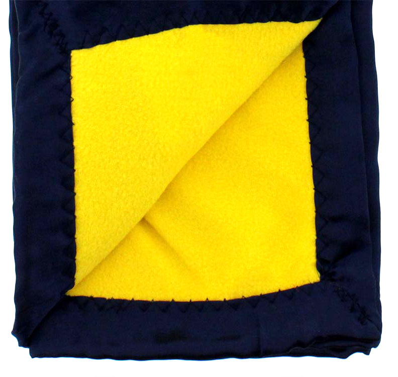 West Virginia Mountaineers Silky and Super Soft Plush Baby Blanket, 28" x 28"