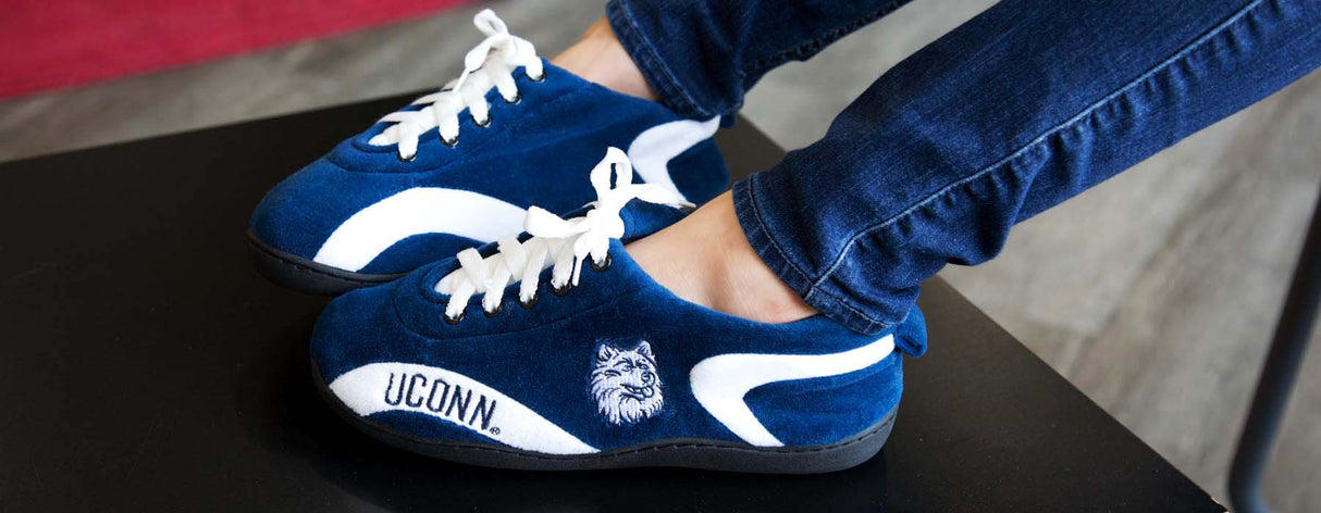 Connecticut Huskies All Around Rubber Soled Slippers