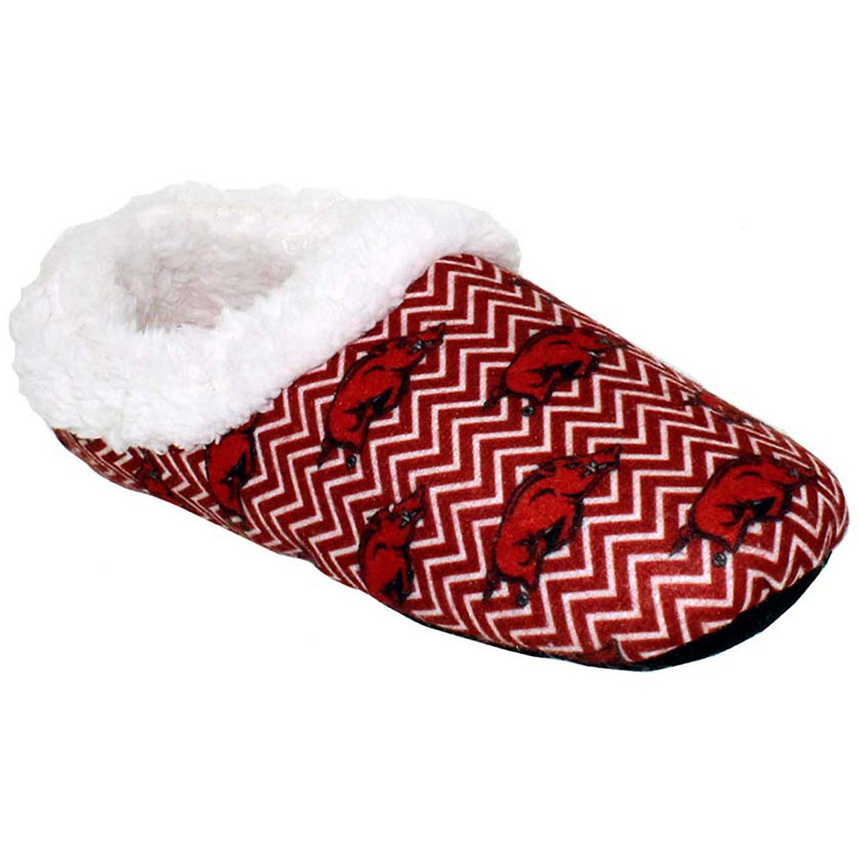 Arkansas Razorbacks Chevron Slip On Slippers