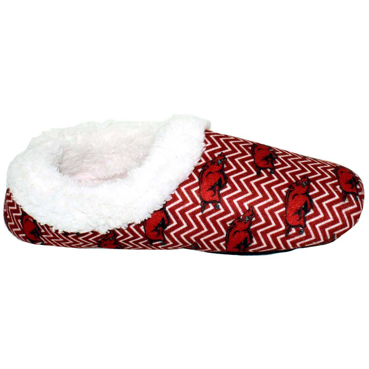 Arkansas Razorbacks Chevron Slip On Slippers