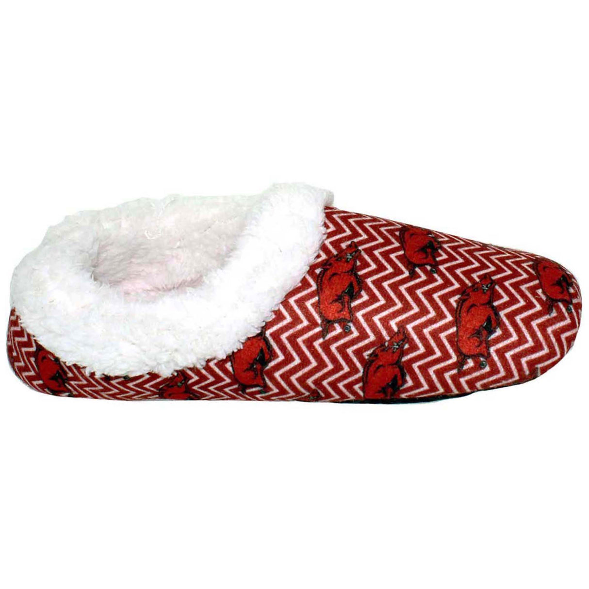 Arkansas Razorbacks Chevron Slip On Slippers