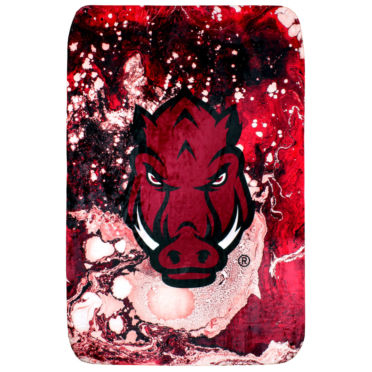 Arkansas Razorbacks Sublimated Soft Throw Blanket