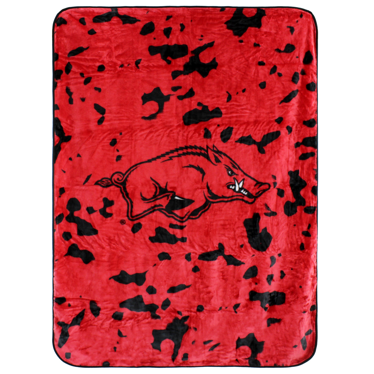Arkansas Razorbacks Plush Throw Blanket, Bedspread, 86" x 63"