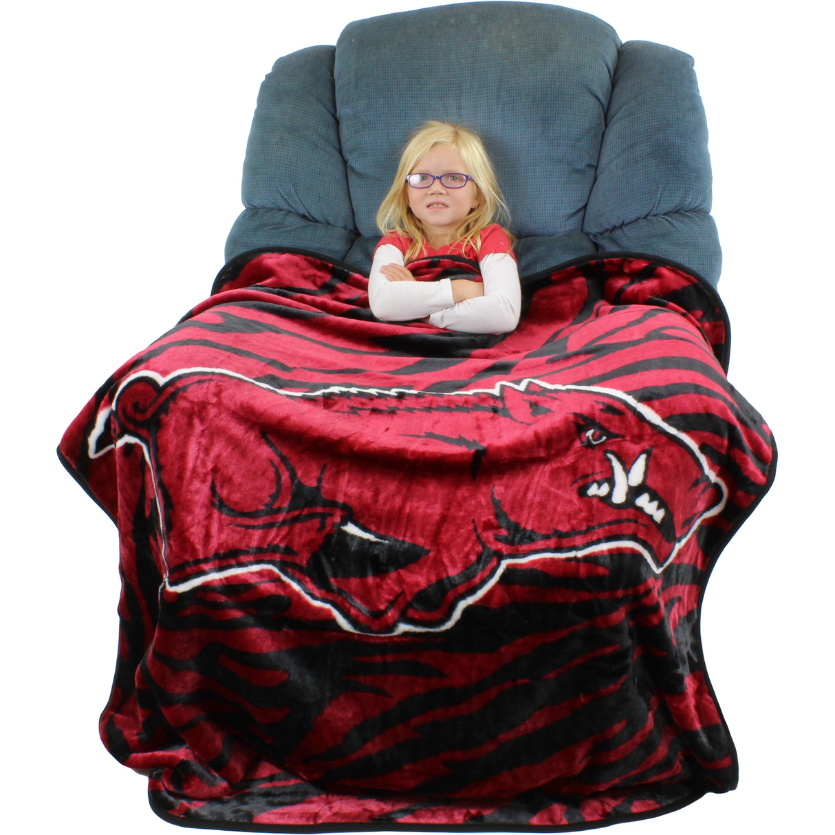 Arkansas Razorbacks Raschel Throw Blanket, 50" x 60"