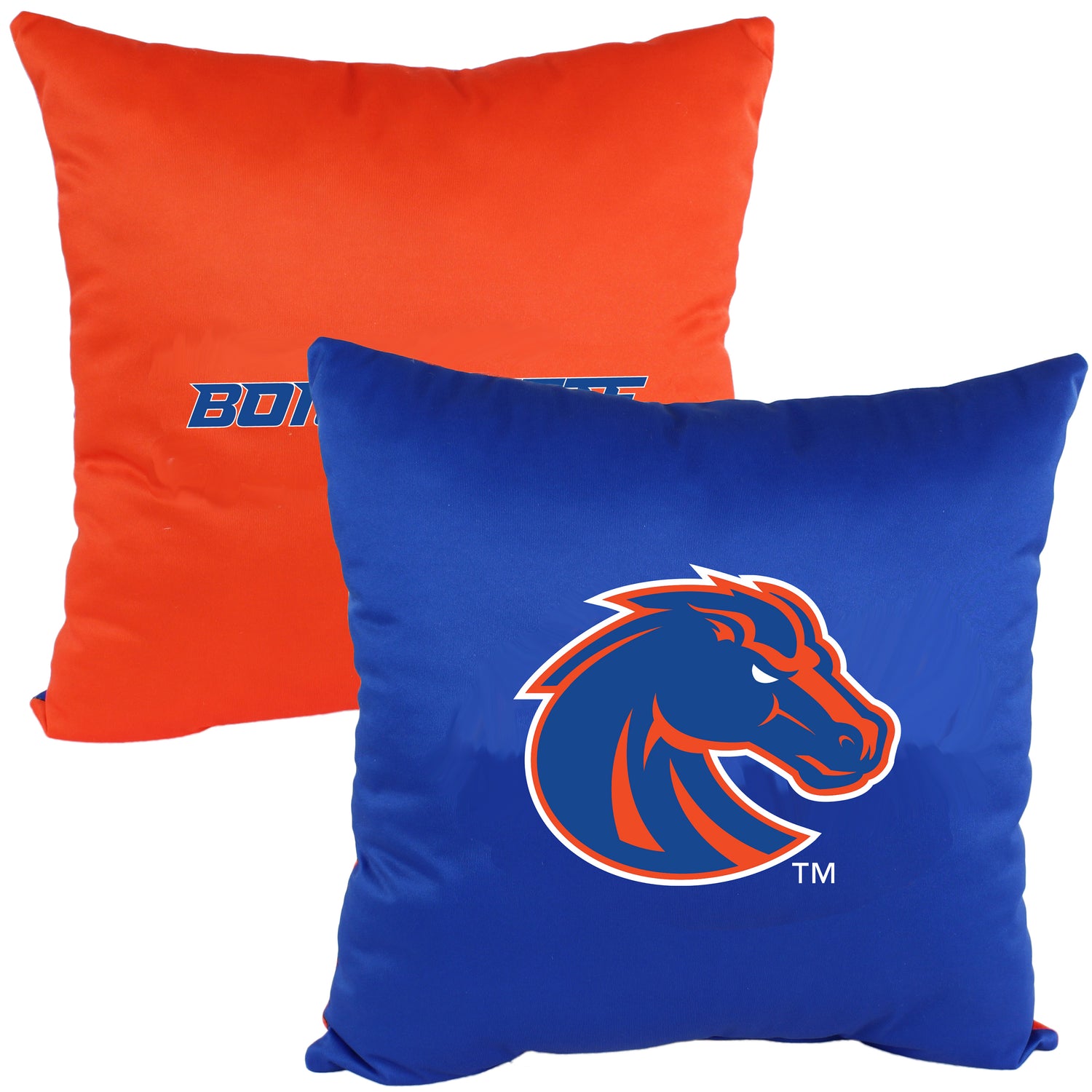 Boise State Broncos 2 Sided Decorative Pillow, 16" x 16", Made in the USA