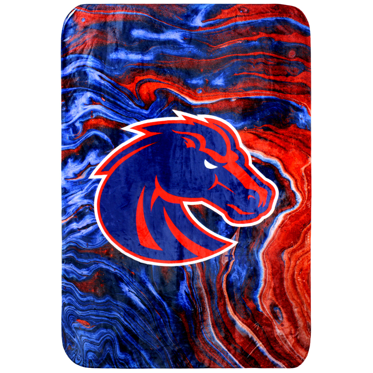 Boise State Broncos Sublimated Soft Throw Blanket
