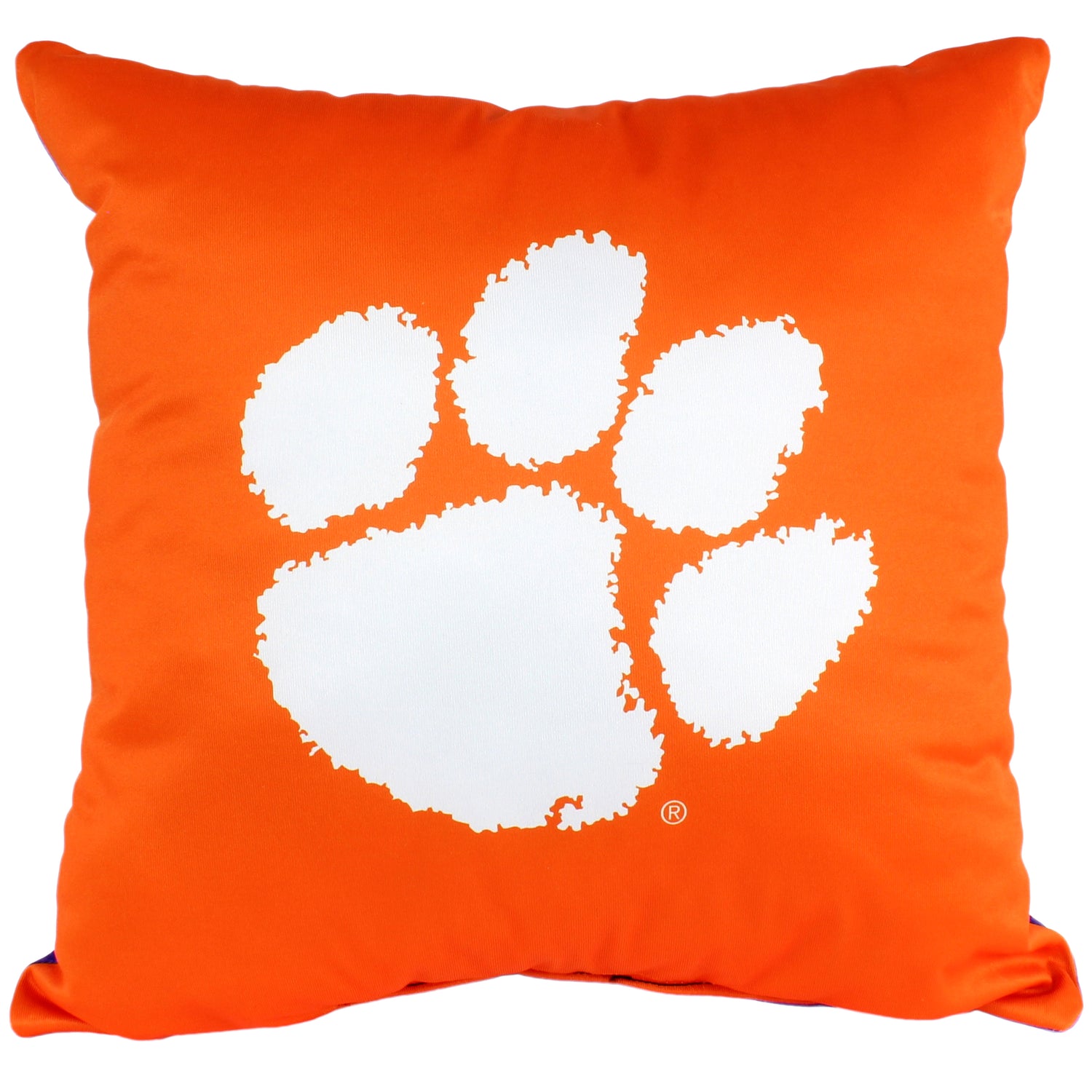 Clemson Tigers 2 Sided Decorative Pillow, 16" x 16", Made in the USA
