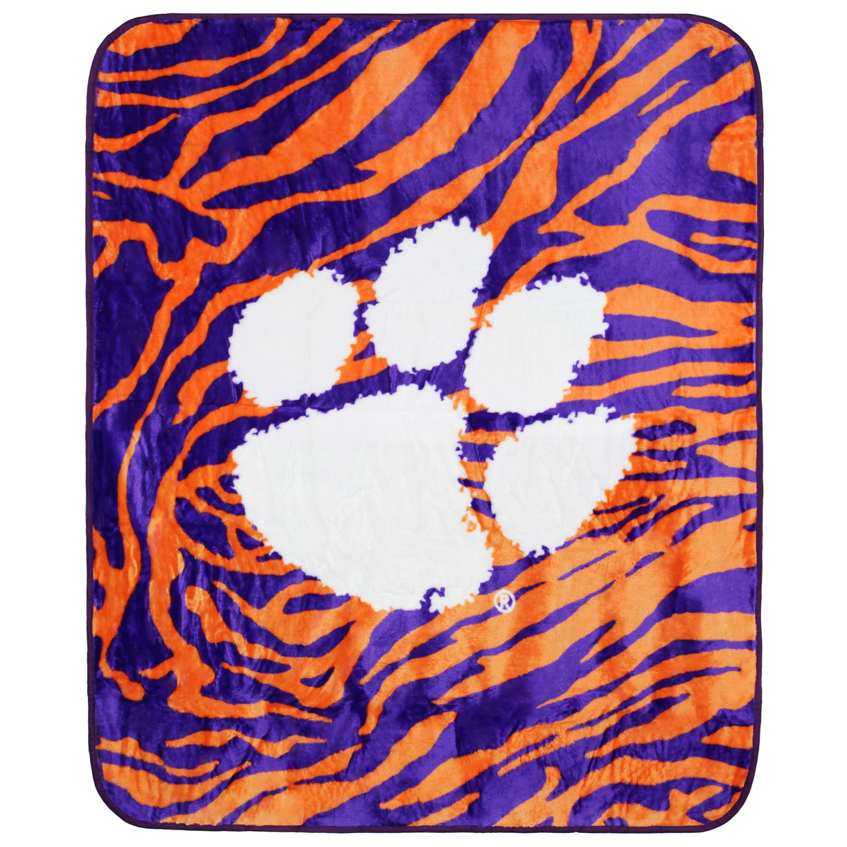 Clemson Tigers Soft and Warm Throw Blanket, 50" x 60"