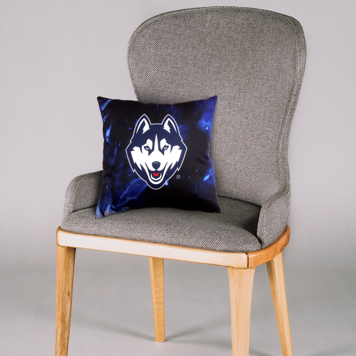 Connecticut Huskies 2 Sided Color Swept Decorative Pillow, 16" x 16"