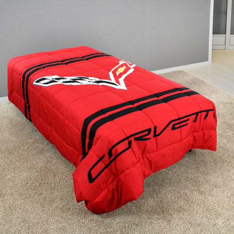 Corvette Reversible Comforter, Twin, Full or Queen