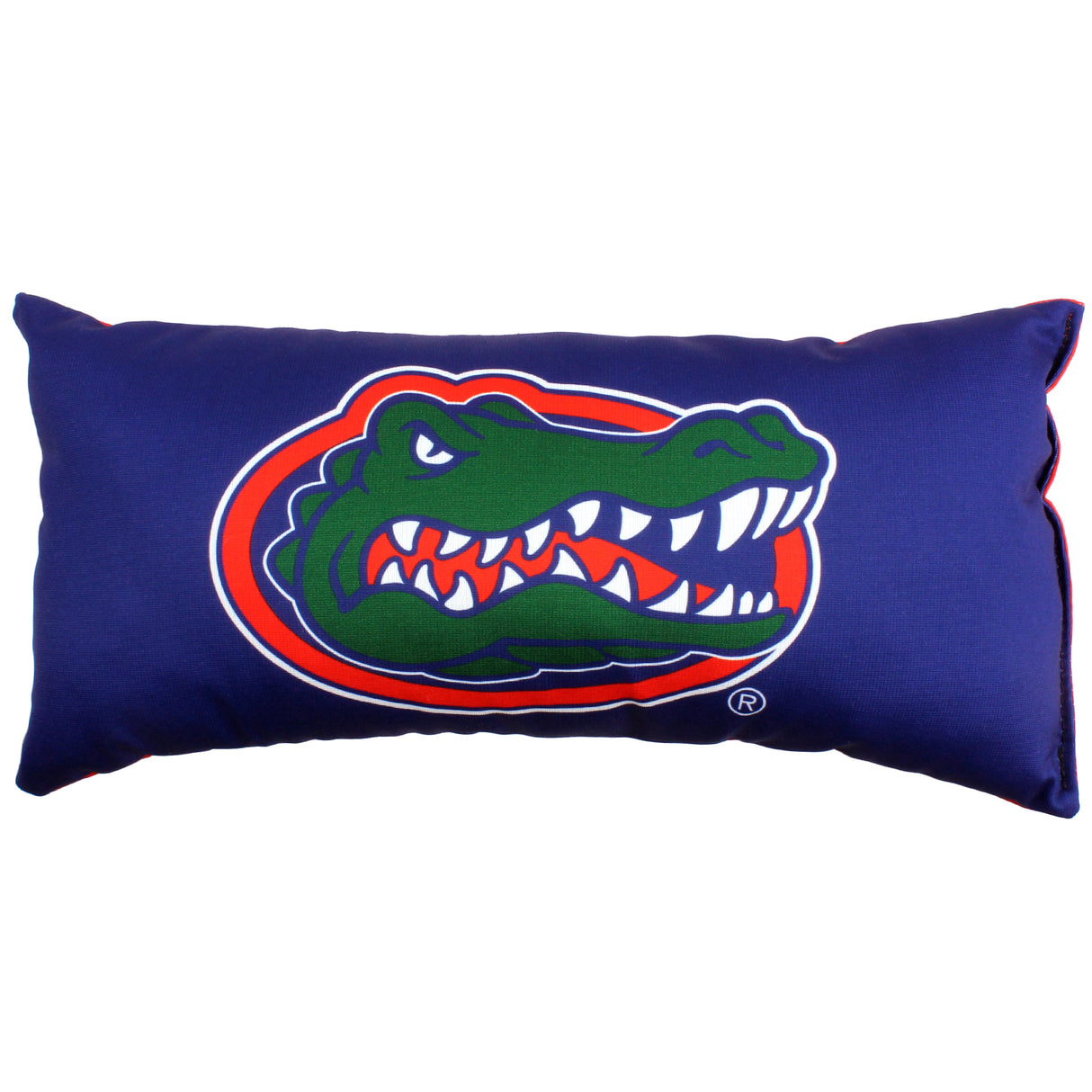 Florida Gators 2 Sided Bolster Travel Pillow, 16" x 6", Made in the USA