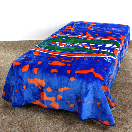 Florida Gators Plush Throw Blanket, Bedspread, 86" x 63"