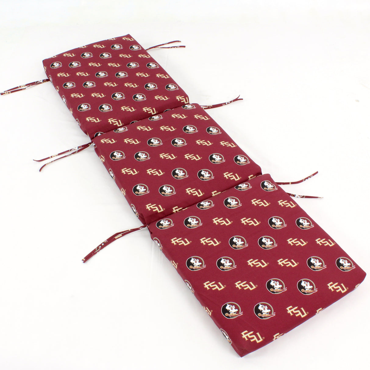 Florida State Seminoles Three Piece Chaise Lounge Cushion