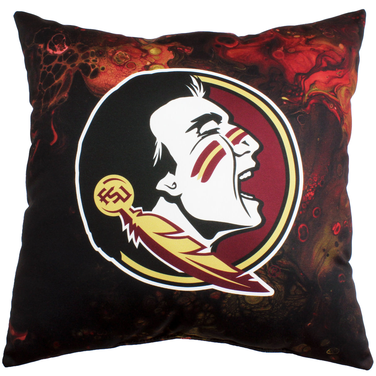 Florida State Seminoles 2 Sided Color Swept Decorative Pillow, 16" x 16"