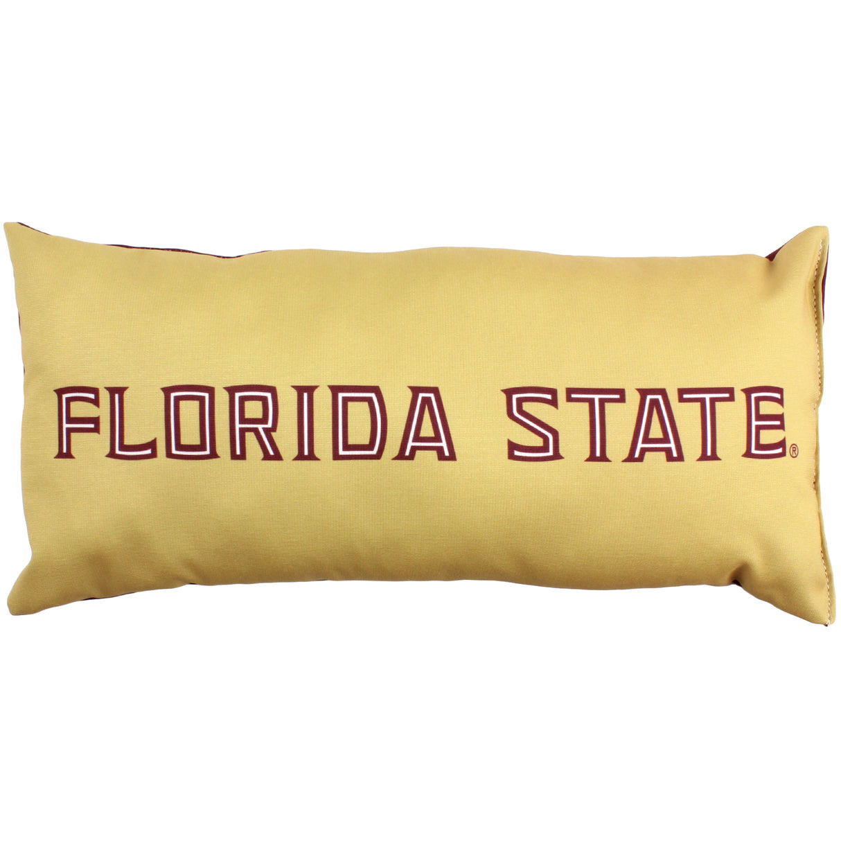 Florida State Seminoles 2 Sided Bolster Travel Pillow, 16" x 6", Made in the USA