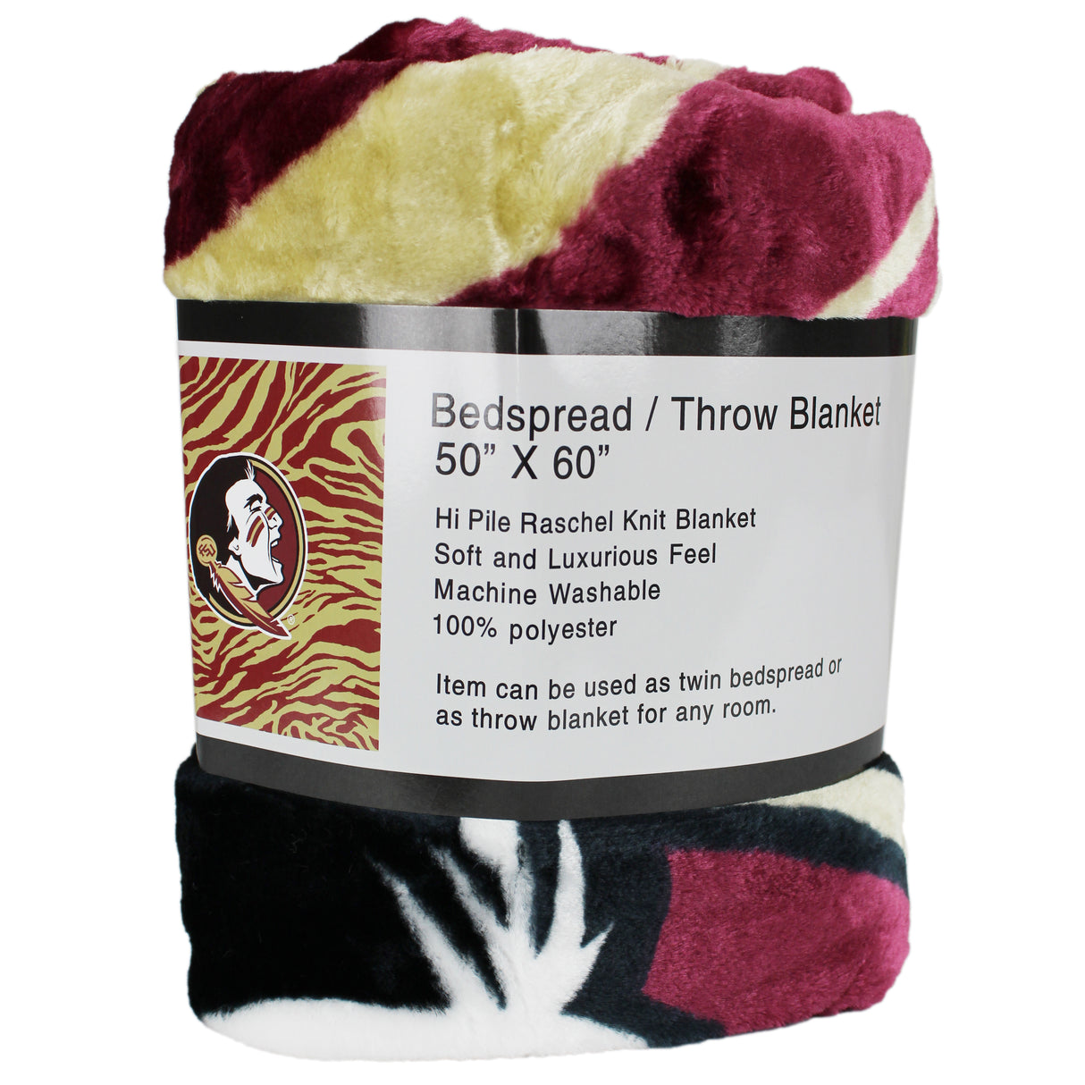 Florida State Seminoles Raschel Throw Blanket