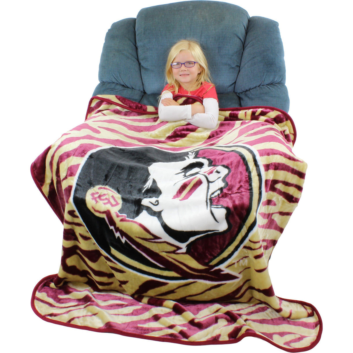 Florida State Seminoles Raschel Throw Blanket