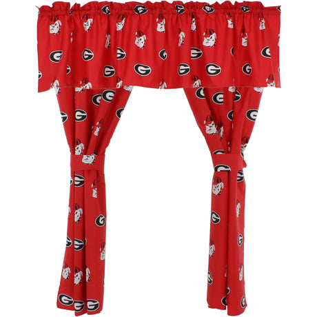 Georgia Bulldogs Curtain Valance