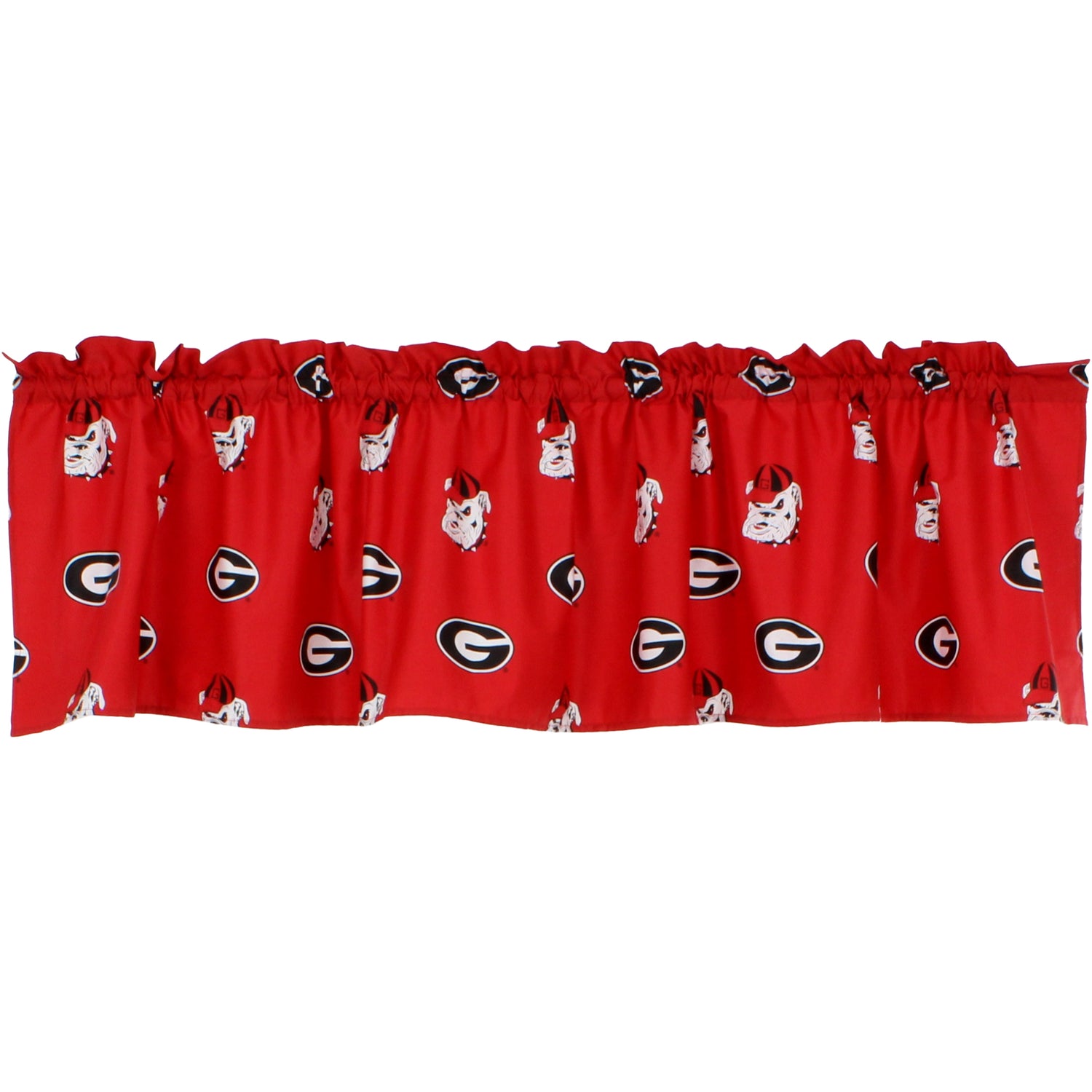 Georgia Bulldogs Curtain Valance