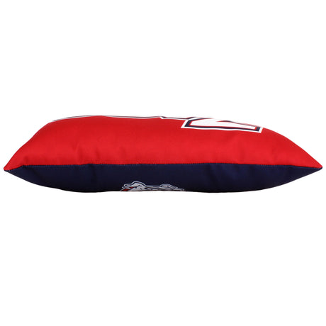 Gonzaga Bulldogs 2 Sided Bolster Travel Pillow, 16" x 6", Made in the USA