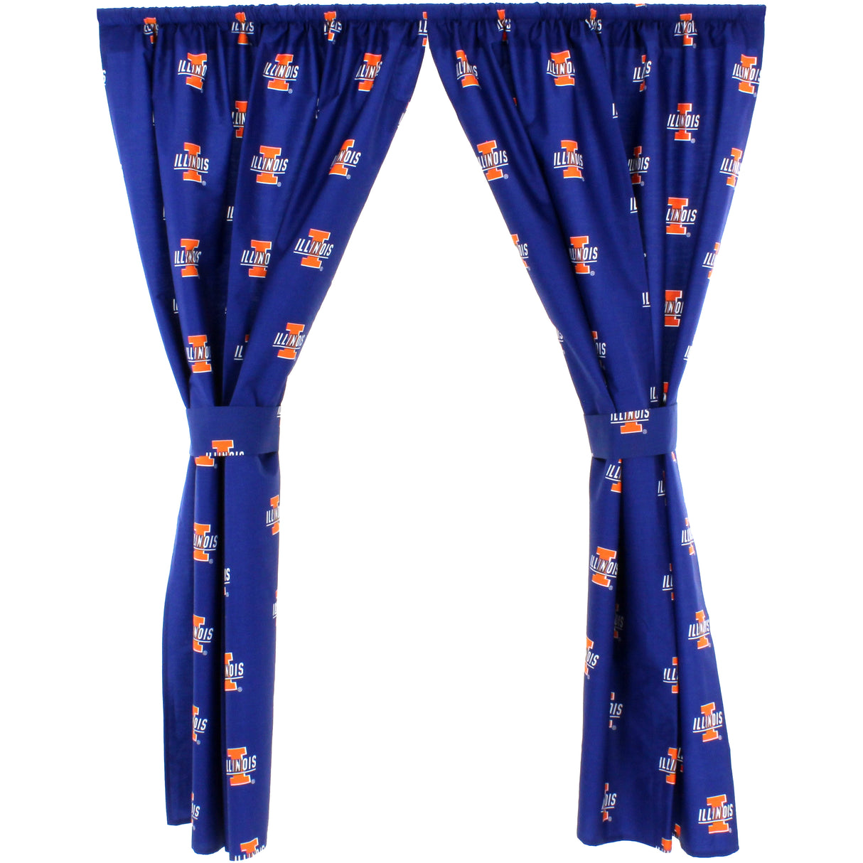 Illinois Fighting Illini Curtain Panels