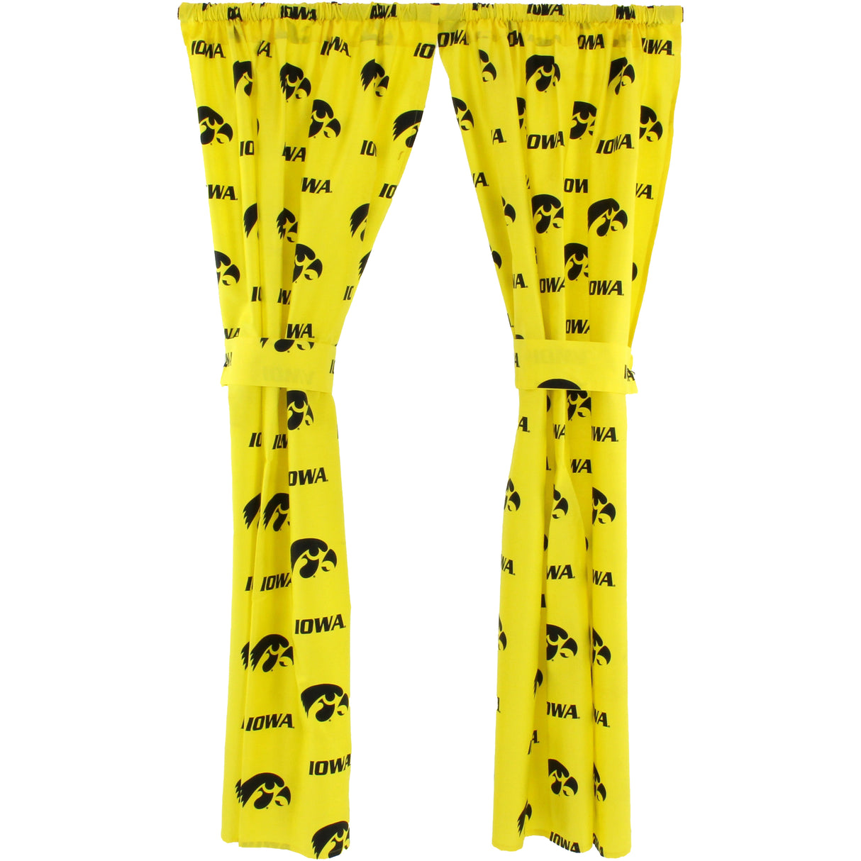 Iowa Hawkeyes Curtain Panels - 63" or 84"