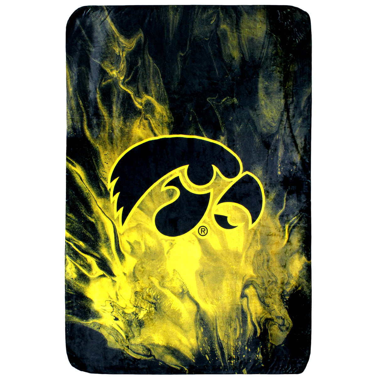 Iowa Hawkeyes Sublimated Soft Throw Blanket