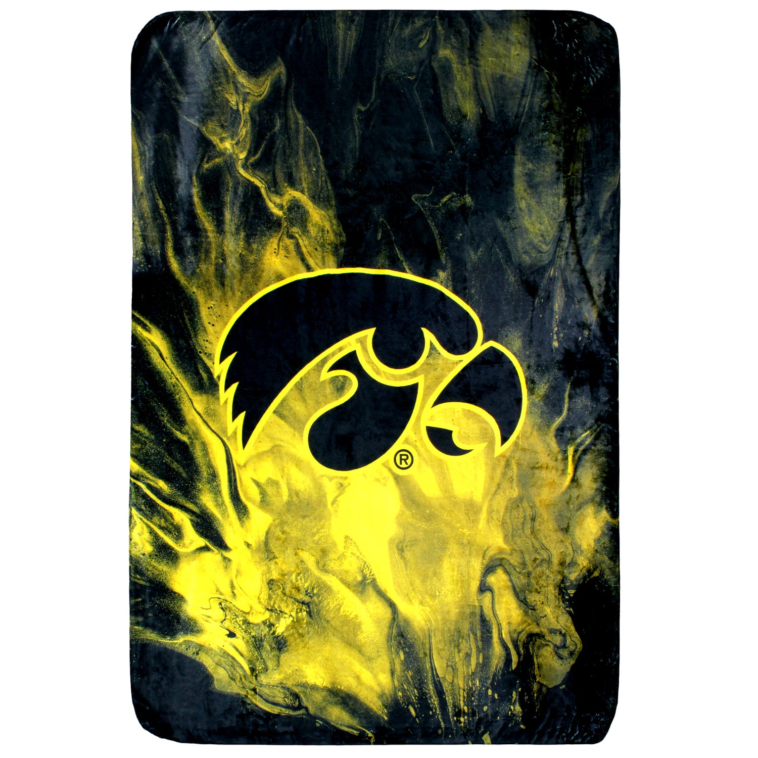 Iowa Hawkeyes Sublimated Soft Throw Blanket