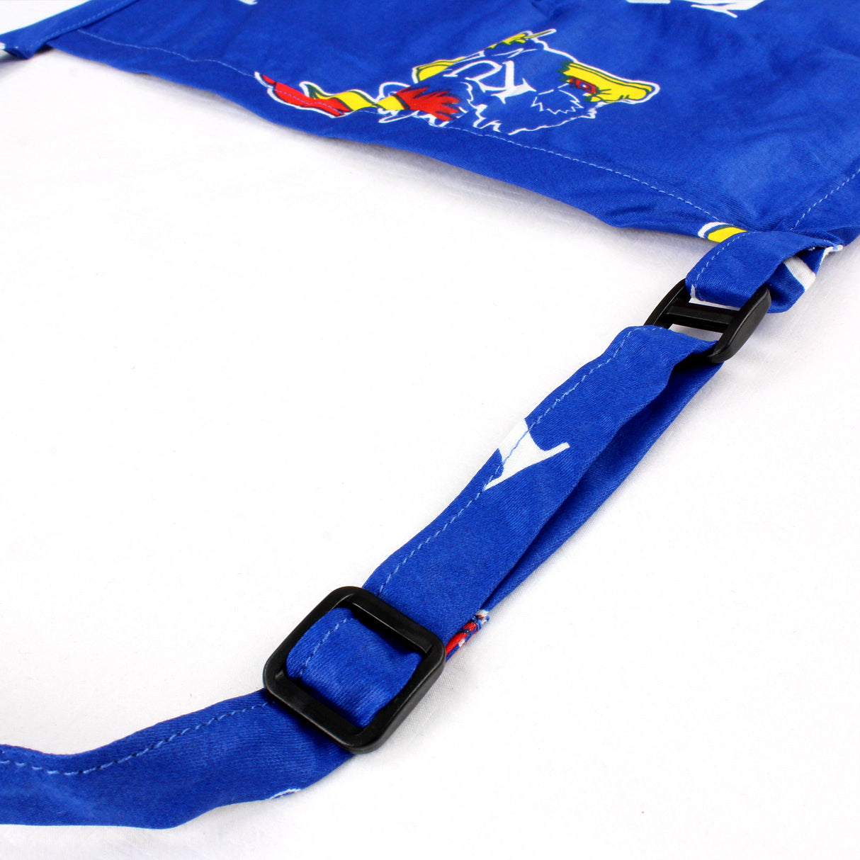 Kansas Jayhawks Grilling Tailgating Apron with 9" Pocket, Adjustable