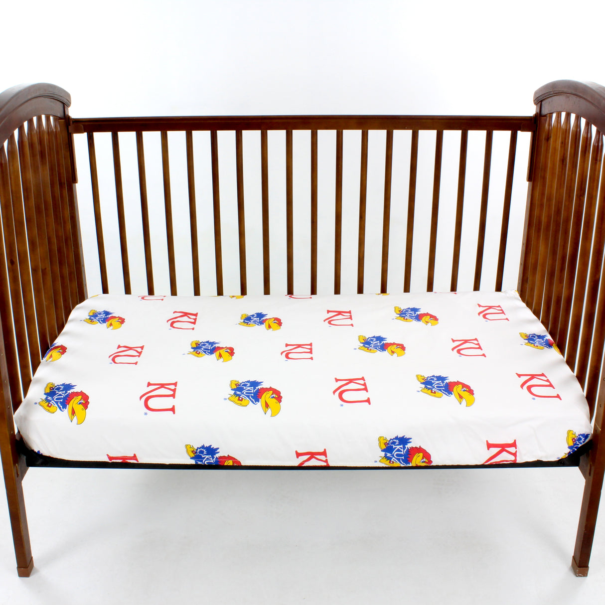 Kansas Jayhawks Baby Crib Fitted Sheet
