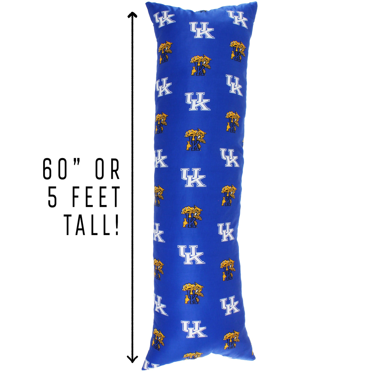 Kentucky Wildcats Body Pillow - 20" x 60"