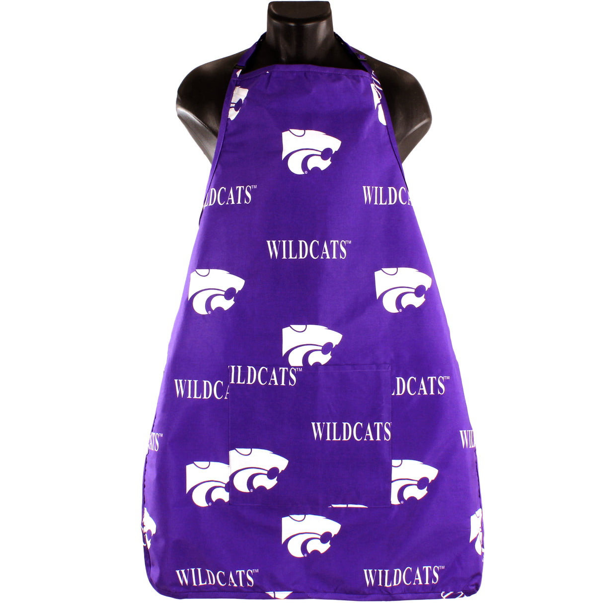 Kansas State Wildcats Grilling Tailgating Apron with 9" Pocket, Adjustable