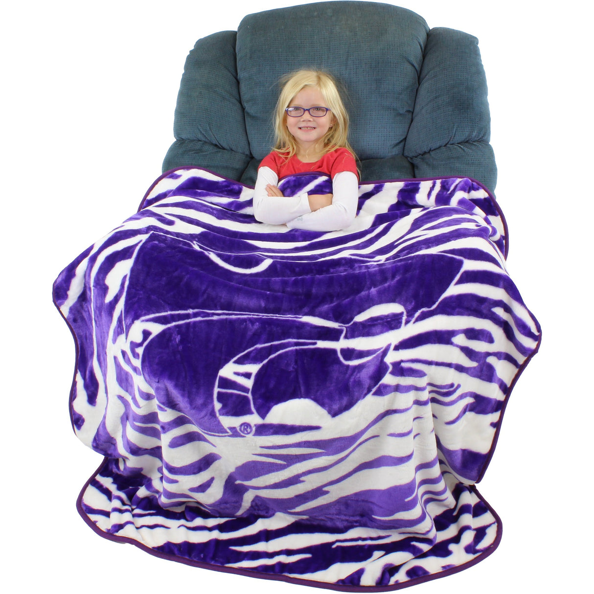 Kansas State Wildcats Raschel Throw Blanket