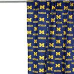 Michigan Wolverines Curtain Panels 63" or 84"