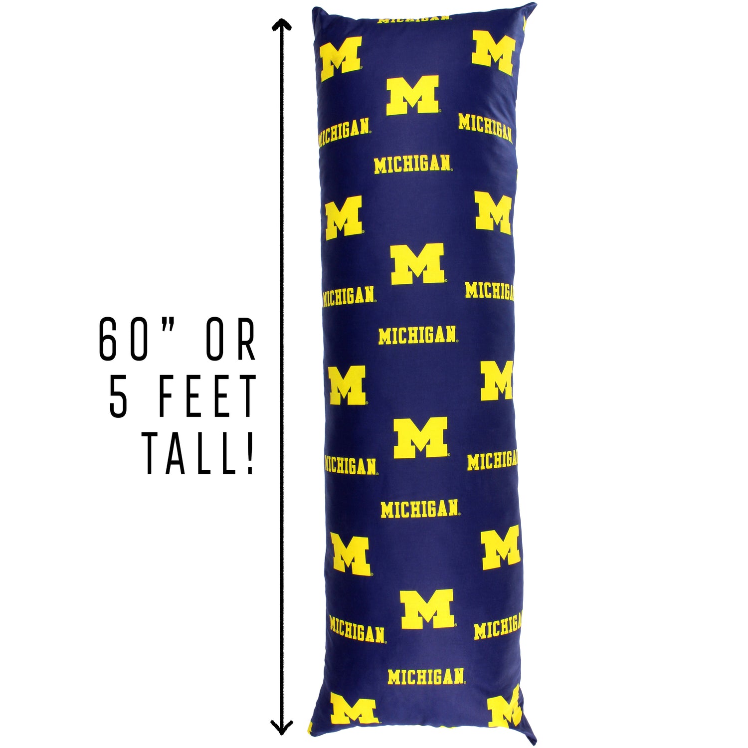 Michigan Wolverines Body Pillow