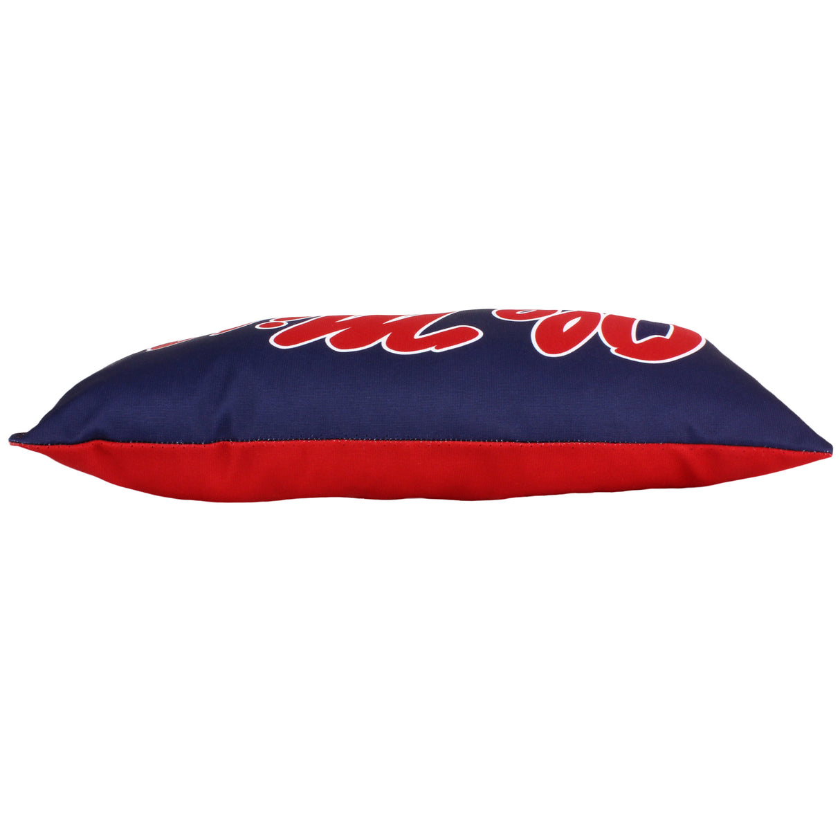 Ole Miss Rebels 2 Sided Bolster Travel Pillow, 16" x 6", Made in the USA