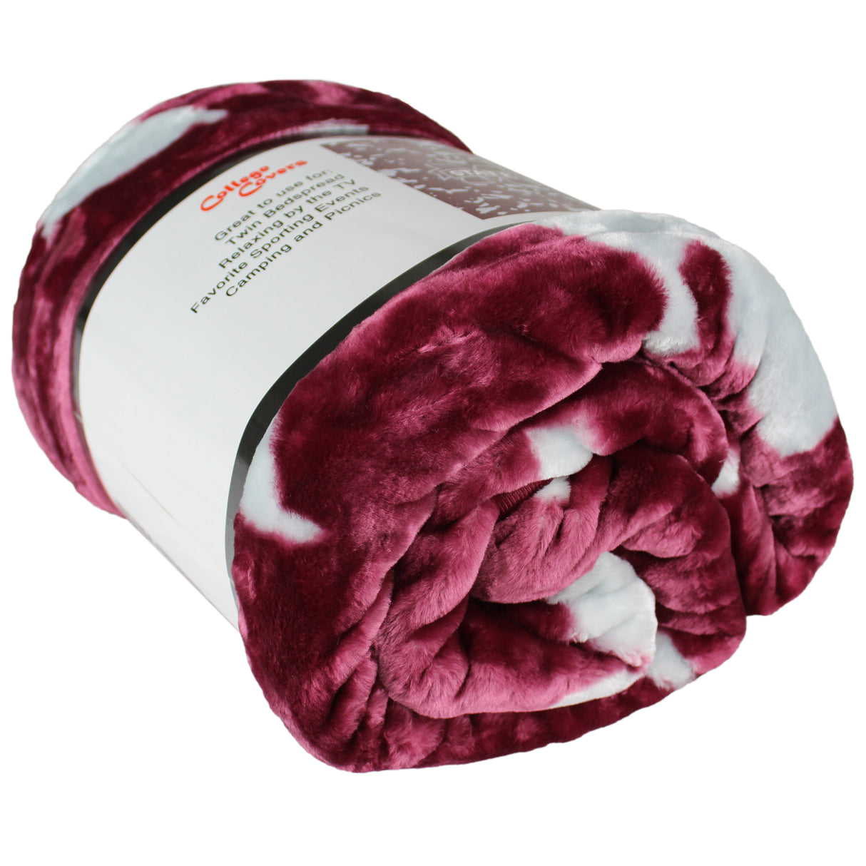 Mississippi State Bulldogs Plush Throw Blanket, Bedspread, 86" x 63"