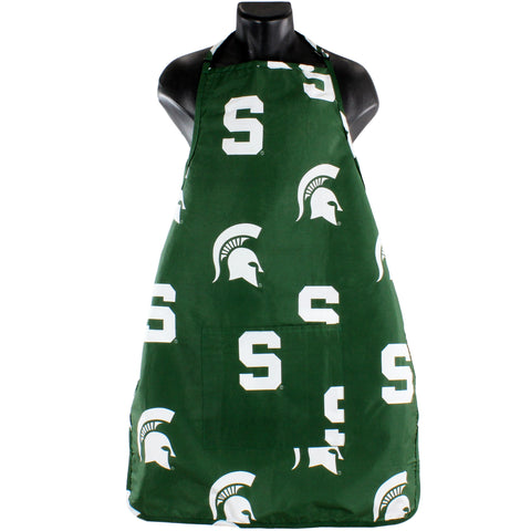 Michigan State Spartans Grilling Tailgating Apron with 9" Pocket, Adjustable