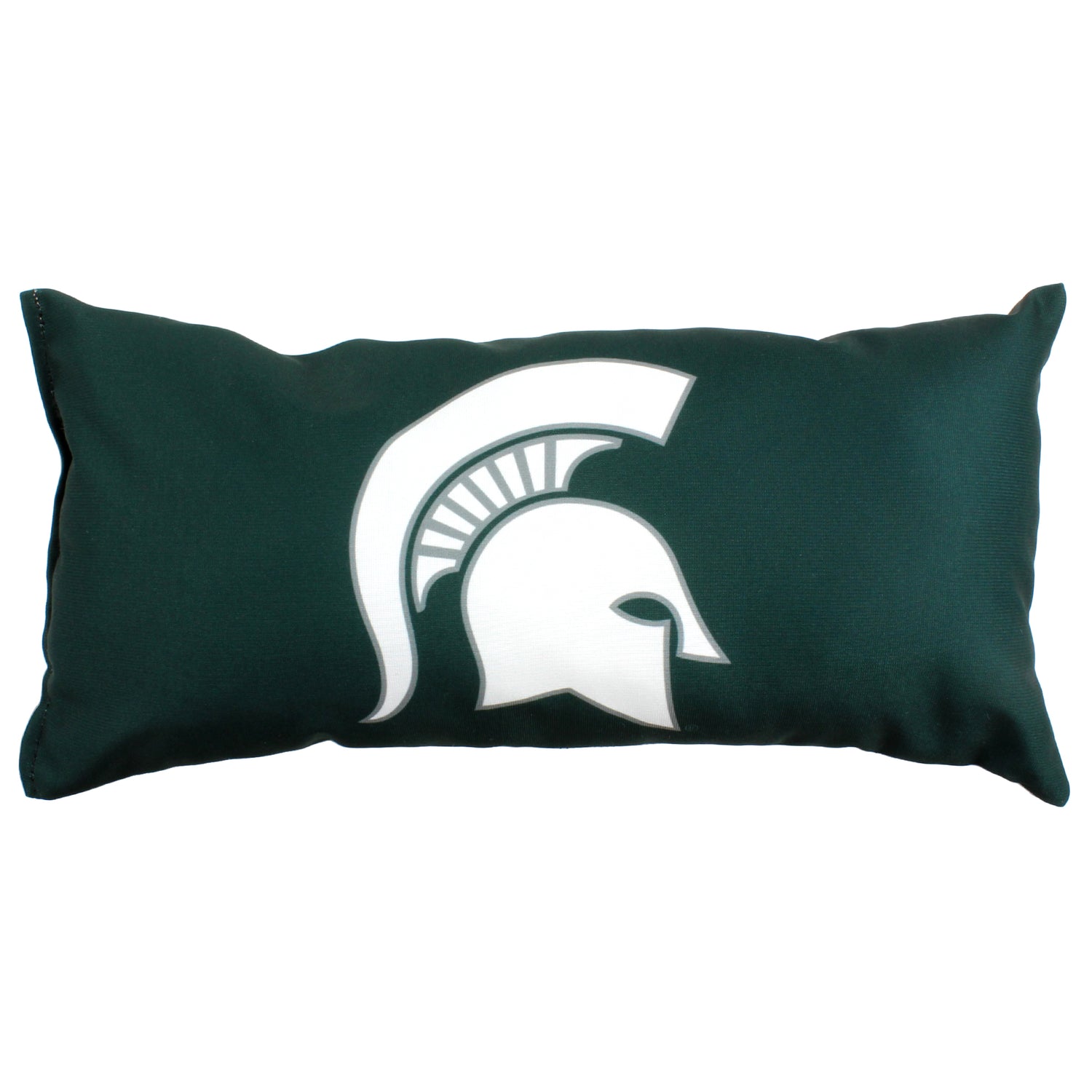 Michigan State Spartans 2 Sided Bolster Travel Pillow, 16" x 6", Made in the USA