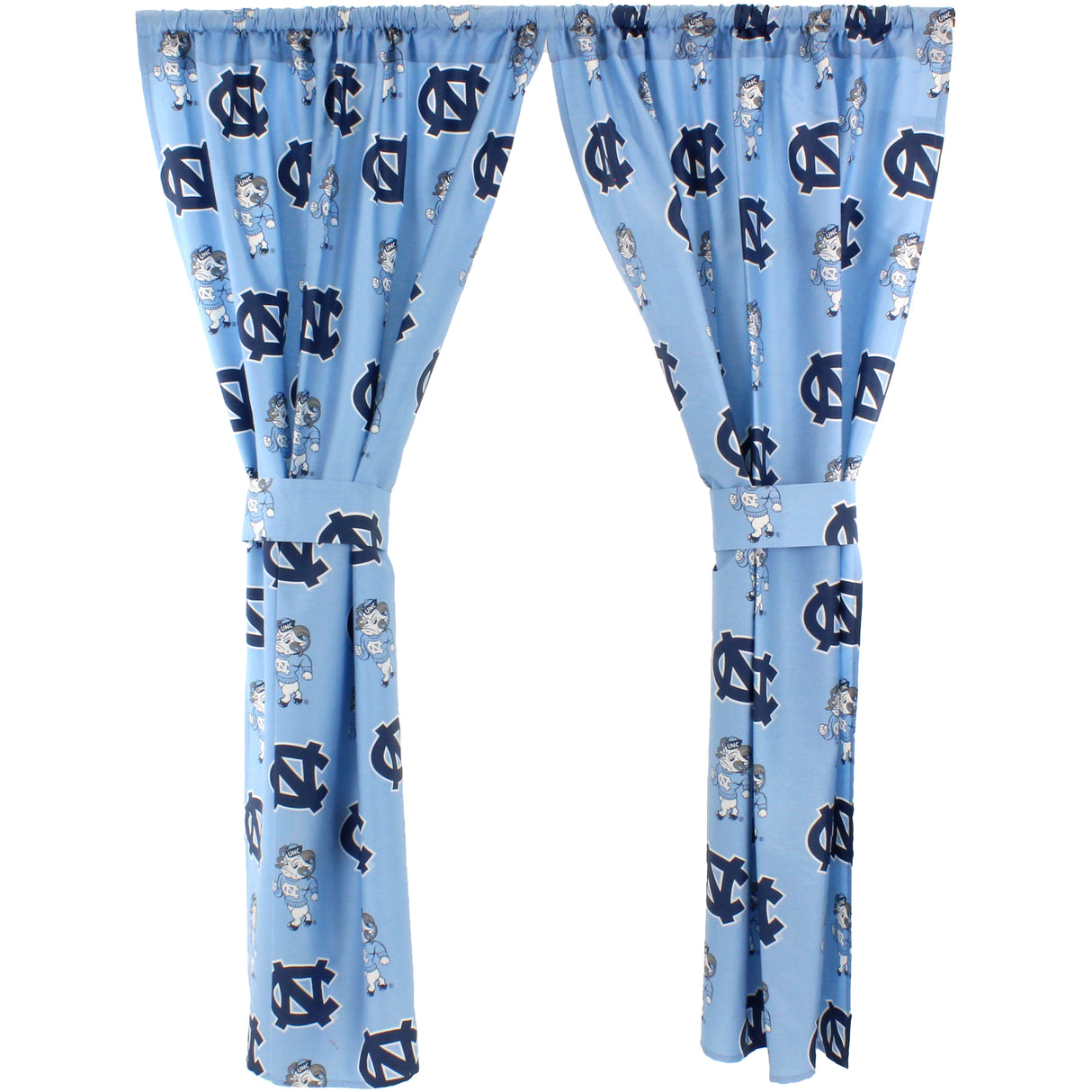 North Carolina Tar Heels Curtain Panels - 63" or 84"