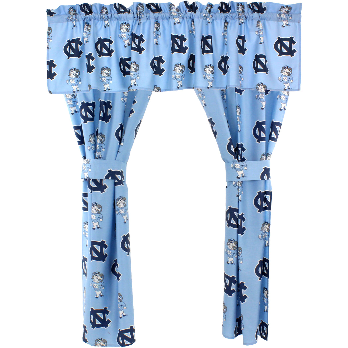 North Carolina Tar Heels Curtain Valance