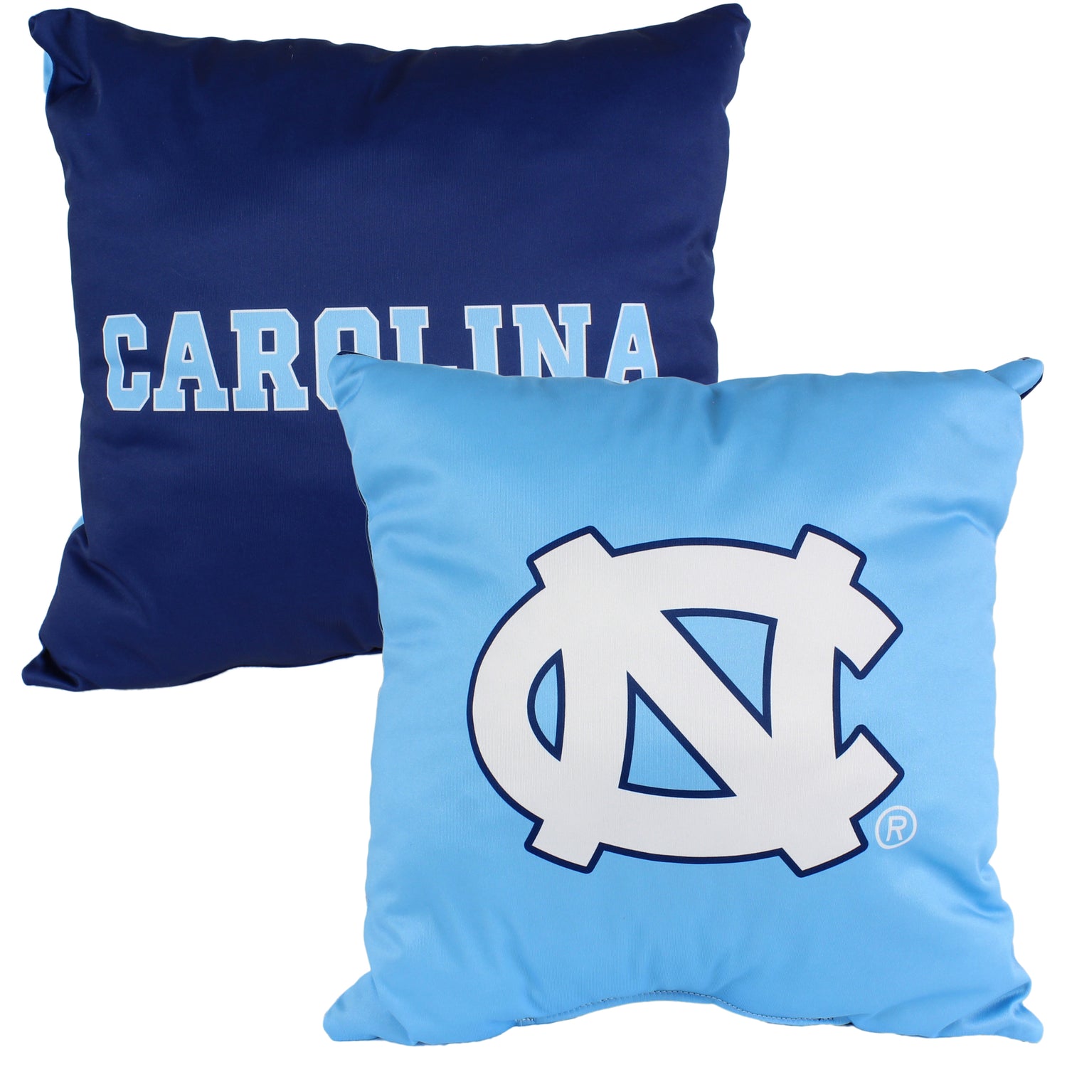 North Carolina Tar Heels 2 Sided Decorative Pillow, 16" x 16", Made in the USA