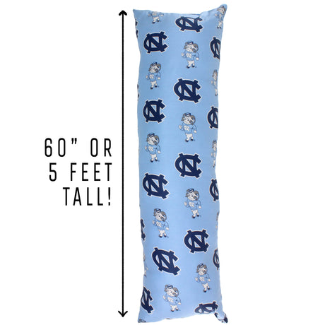North Carolina Tar Heels Body Pillow