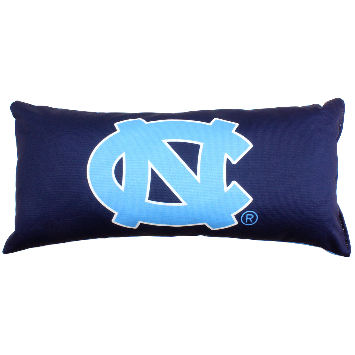 North Carolina Tar Heels 2 Sided Bolster Travel Pillow, 16" x 6", Made in the USA