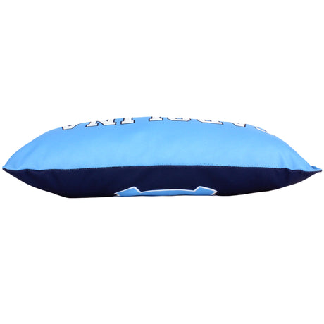 North Carolina Tar Heels 2 Sided Bolster Travel Pillow, 16" x 6", Made in the USA