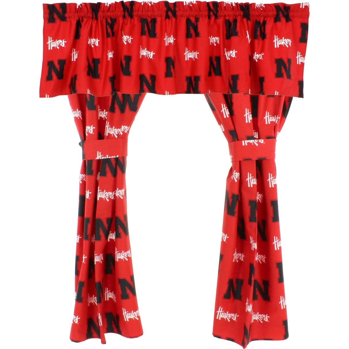 Nebraska Huskers Curtain Panels - 63" or 84"