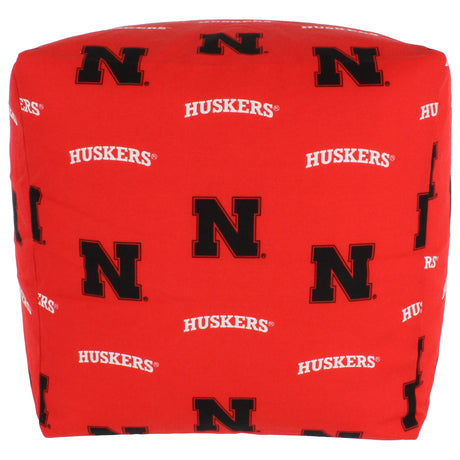 Nebraska Huskers Cube Cushion